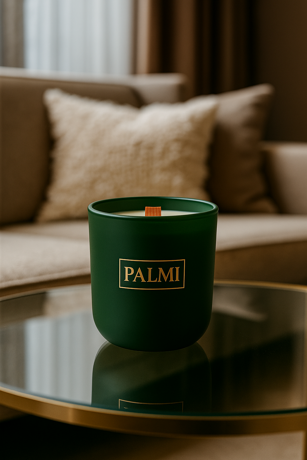 Lime & Citrus – Dunkelgrüne Luxuskerze im U-Glas