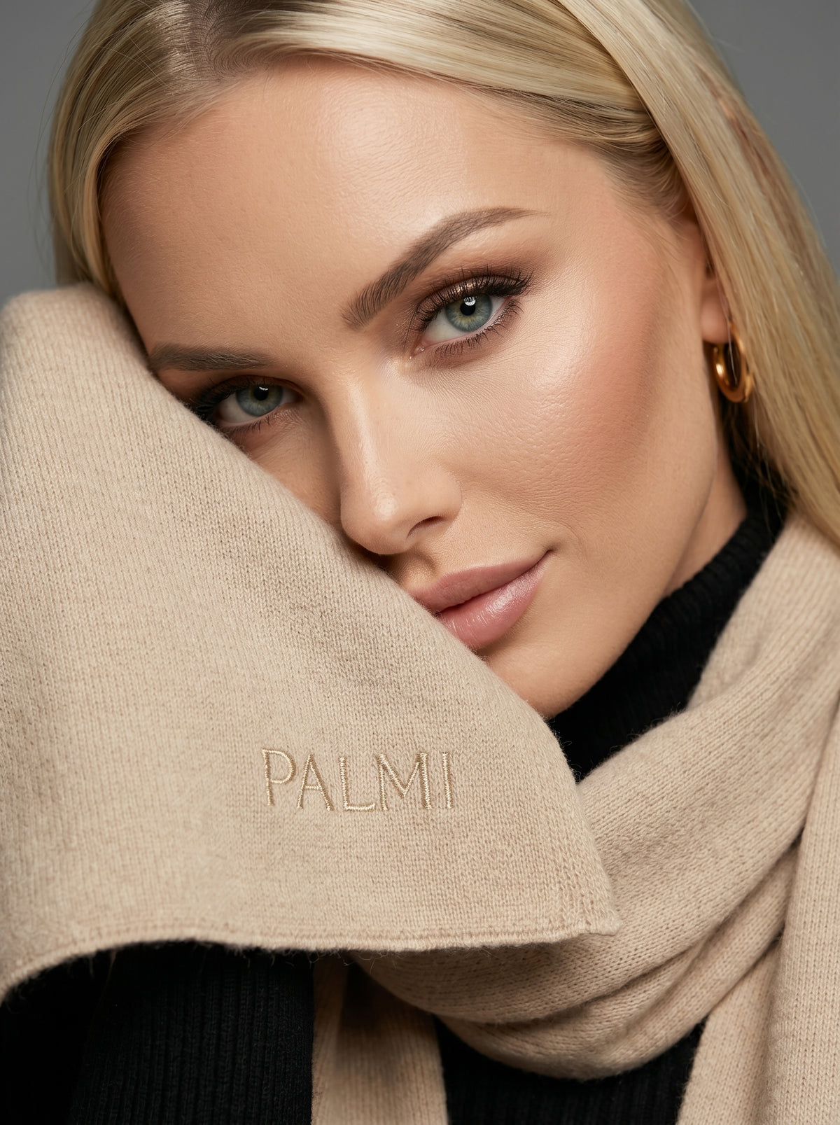 Kaschmirschal Beige – Made in Italy