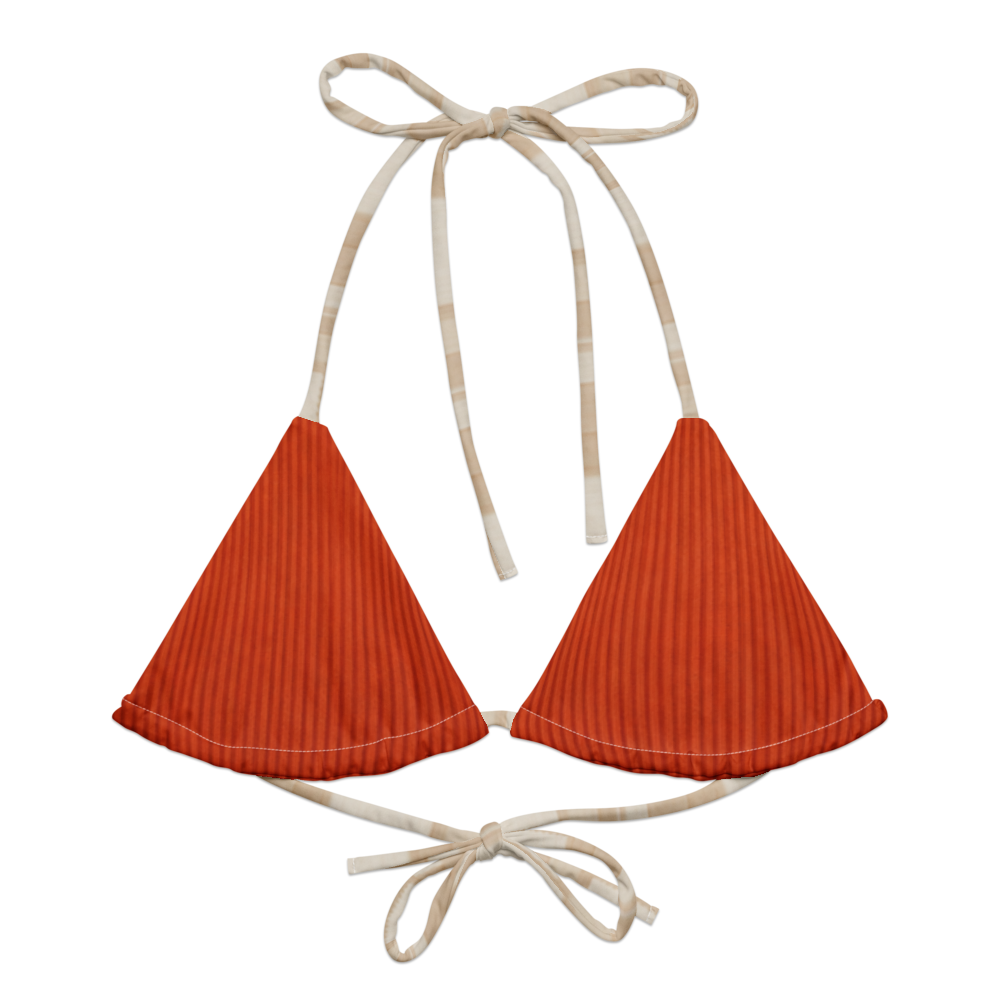 PALMI String Bikini Top – Mediterranean Rust