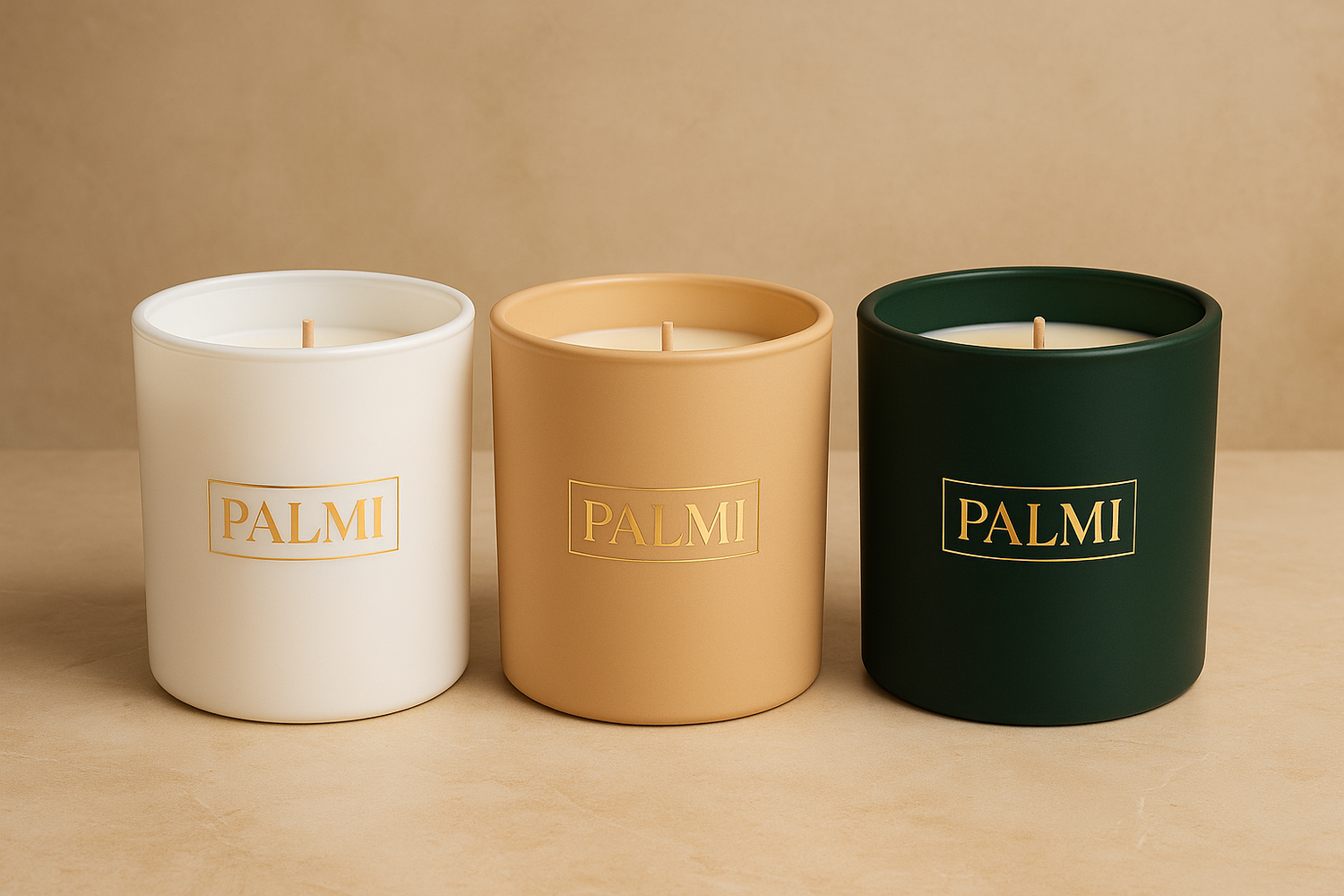 PALMI Luxus Duftkerze – Glas Edition