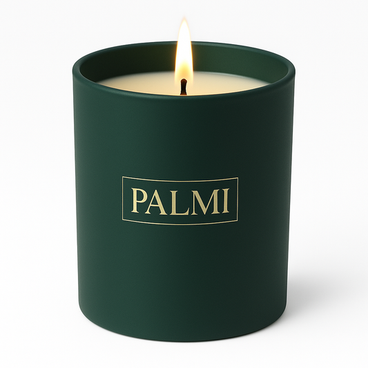 PALMI Cowboy Lace – charismatische Luxuskerze im Zylinder-Glas