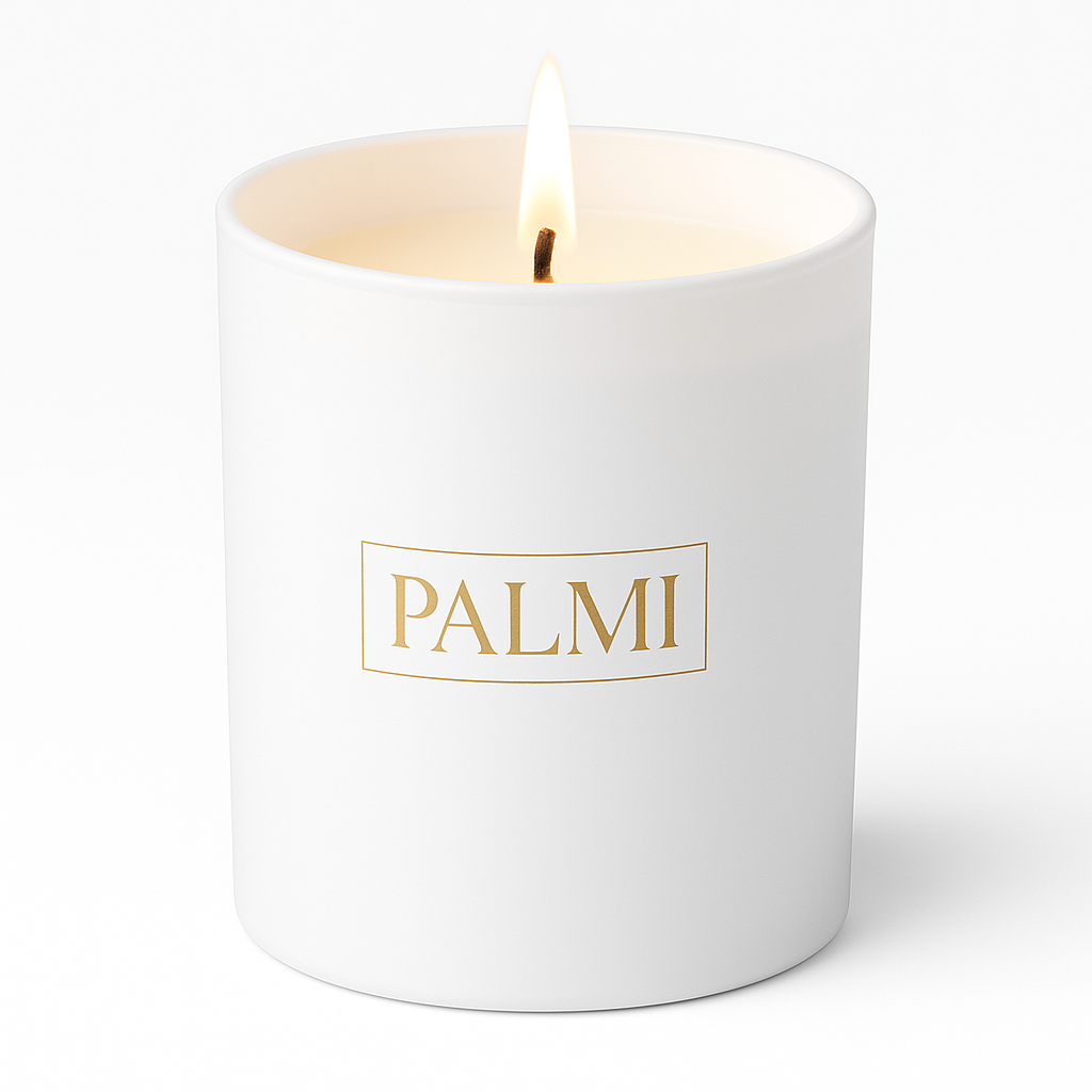 PALMI Vanilla & Coconut – sinnliche Luxuskerze im Zylinder-Glas