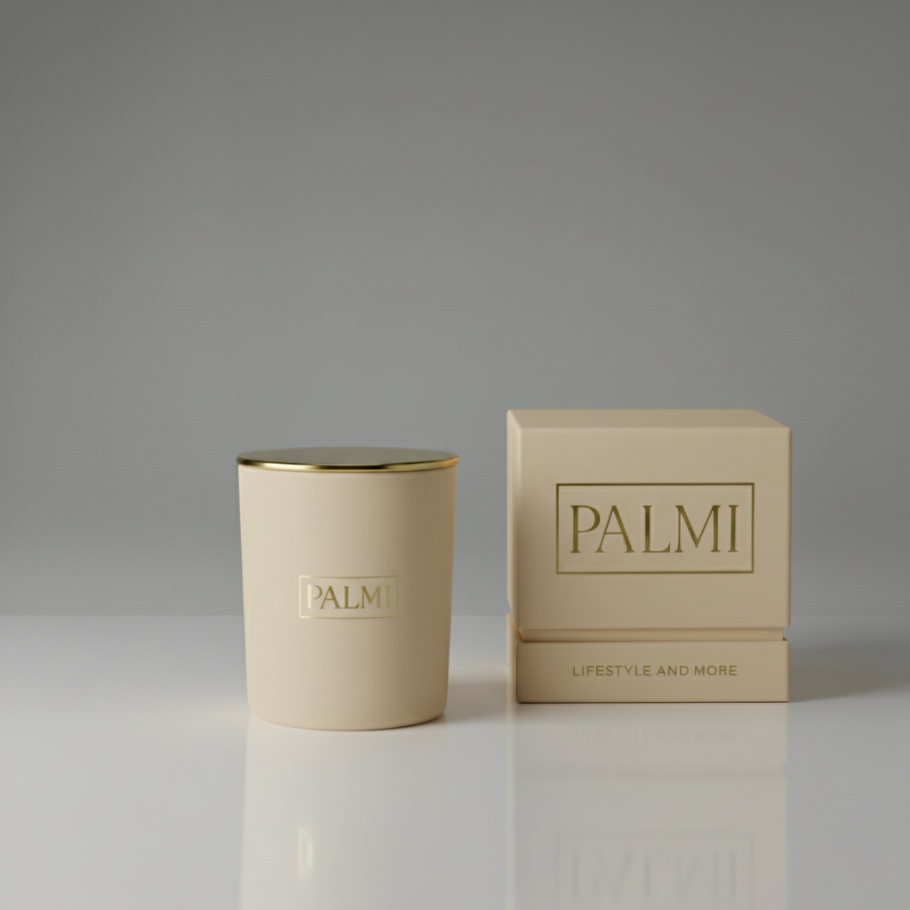 Amber Temptation – Luxus Duftkerze im Zylinder-Glas | PALMI