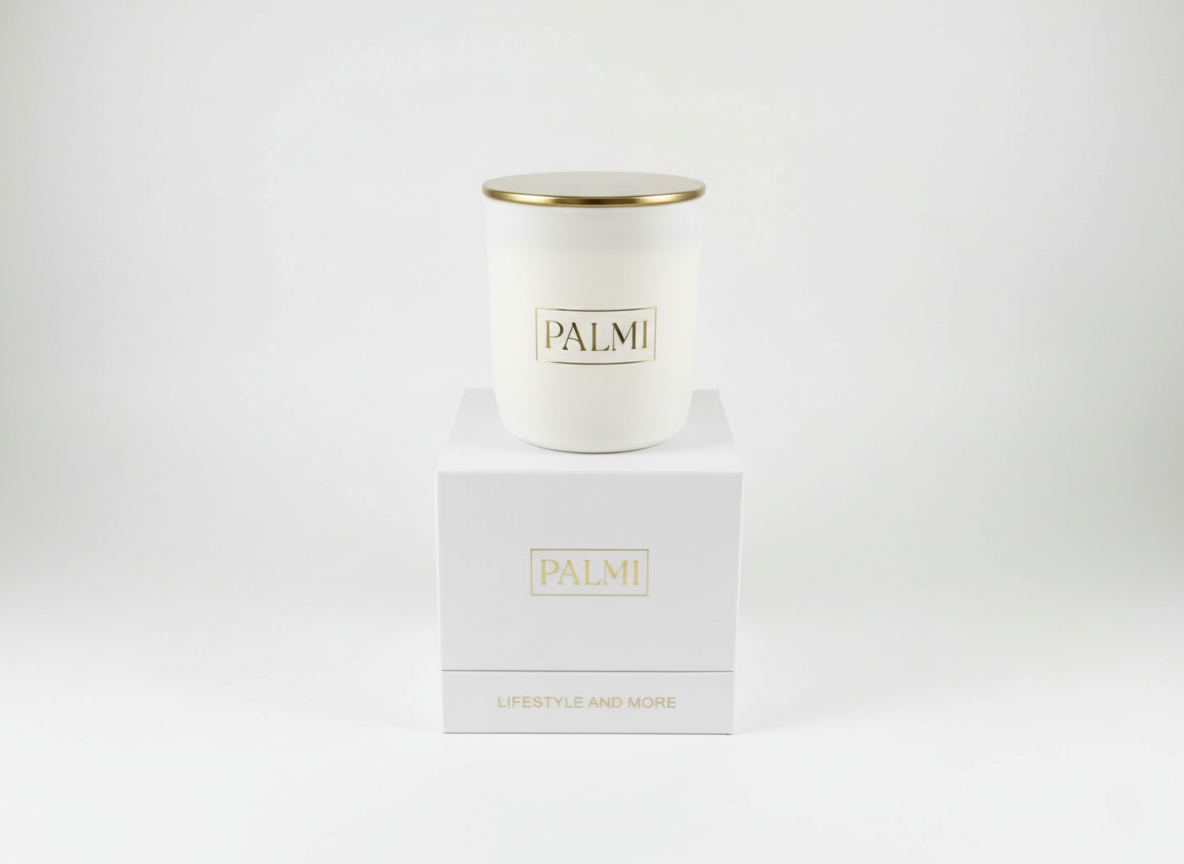 Calm Coconut – Weiße Luxuskerze im U-Glas