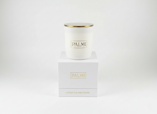 Calm Coconut – Weiße Luxuskerze im U-Glas