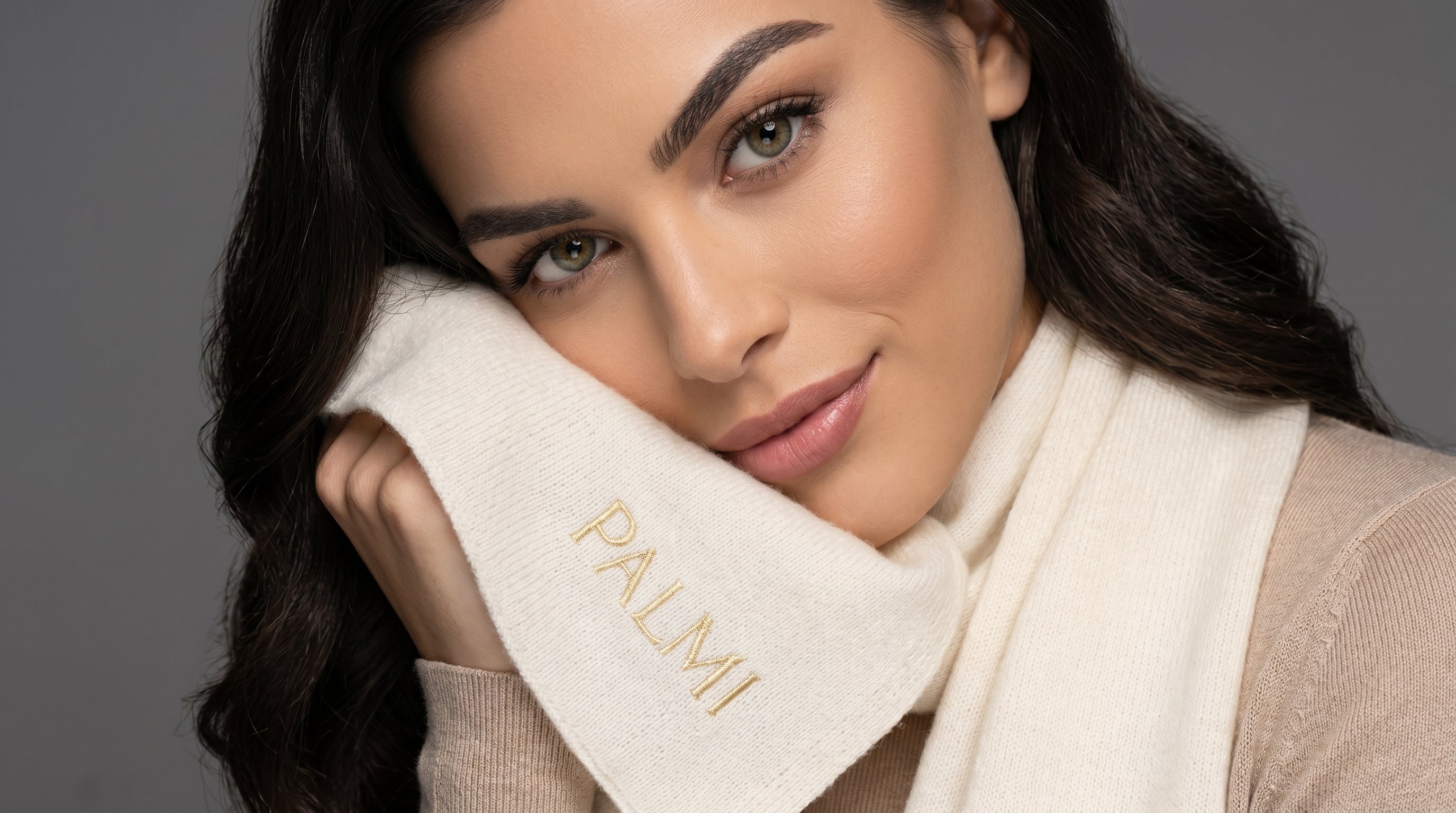 Kaschmirschal Creme – Made in Italy