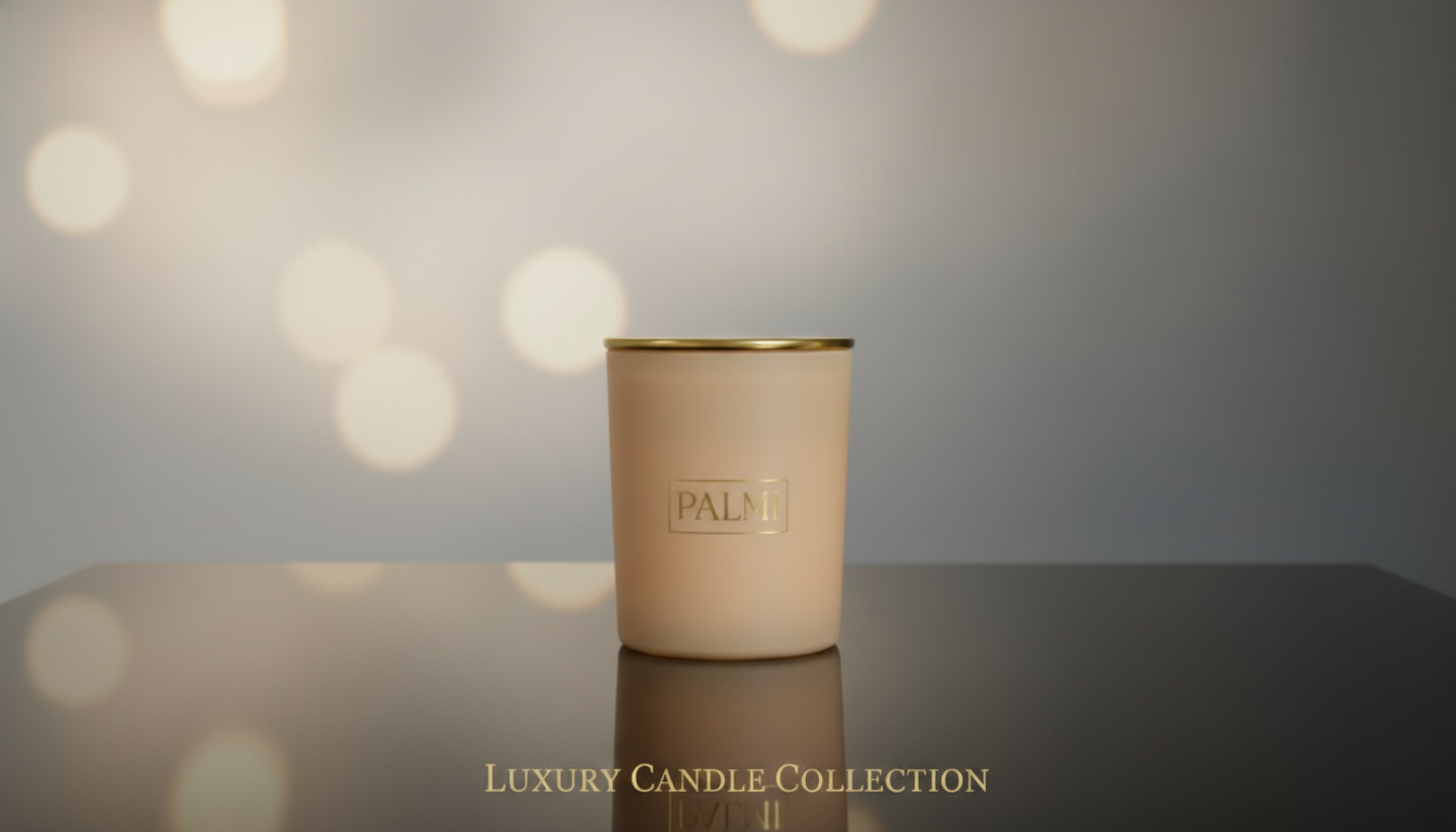 Amber Temptation – Luxus Duftkerze im Zylinder-Glas | PALMI