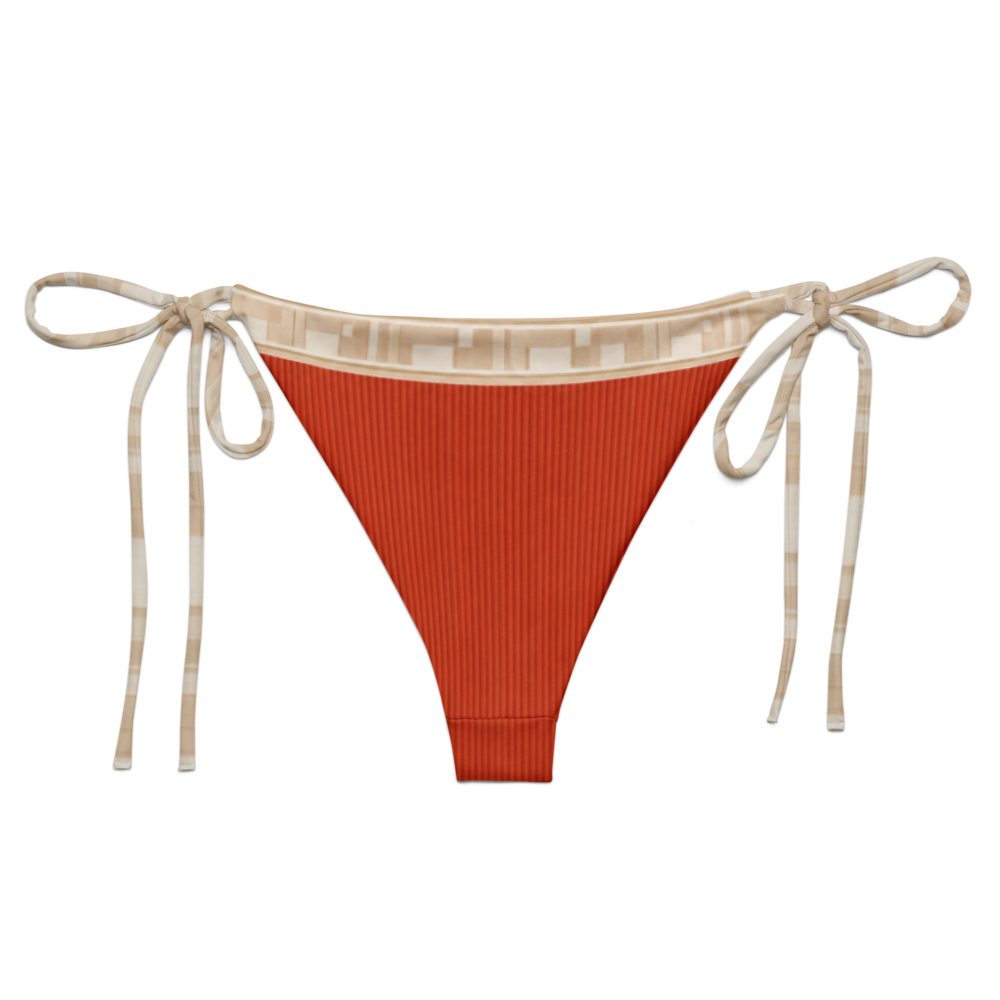 PALMI String Bikini Bottom – Mediterranean Rust