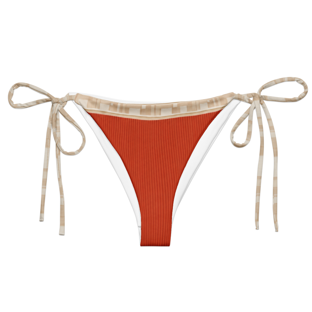 PALMI String Bikini Bottom – Mediterranean Rust
