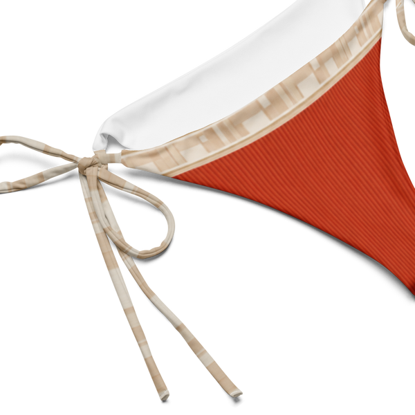 PALMI String Bikini Bottom – Mediterranean Rust