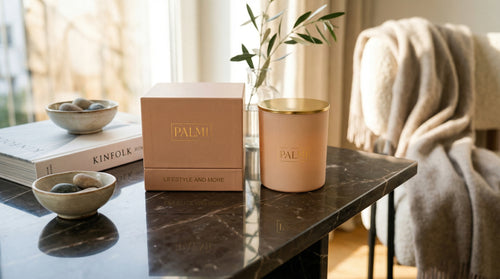 Amber Temptation – Luxus Duftkerze im Zylinder-Glas | PALMI