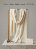 PALMI Cashmere Scarf – 100 % Kaschmir | Cream White