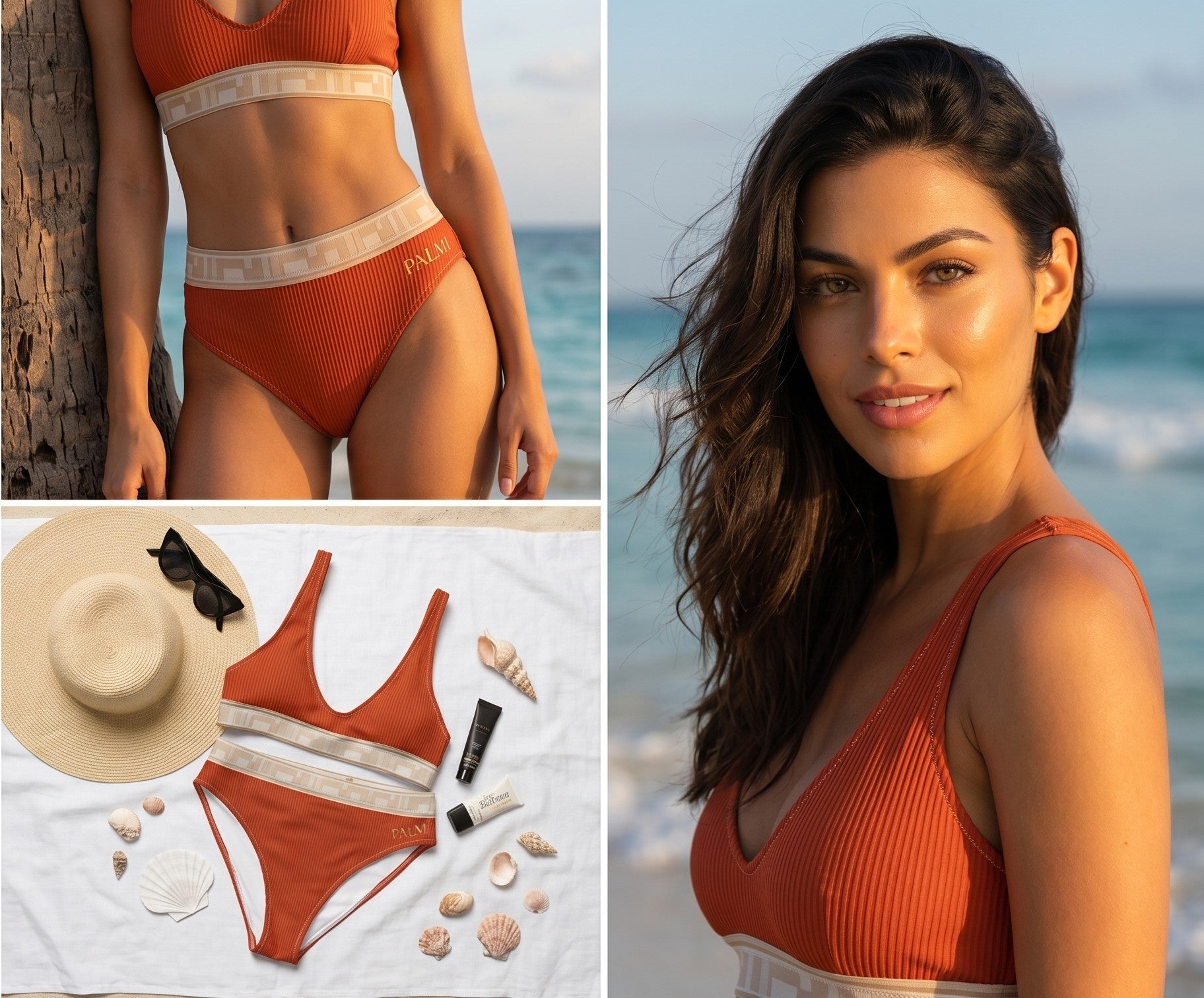 PALMI High Waist Bikini – Mediterranean Rust