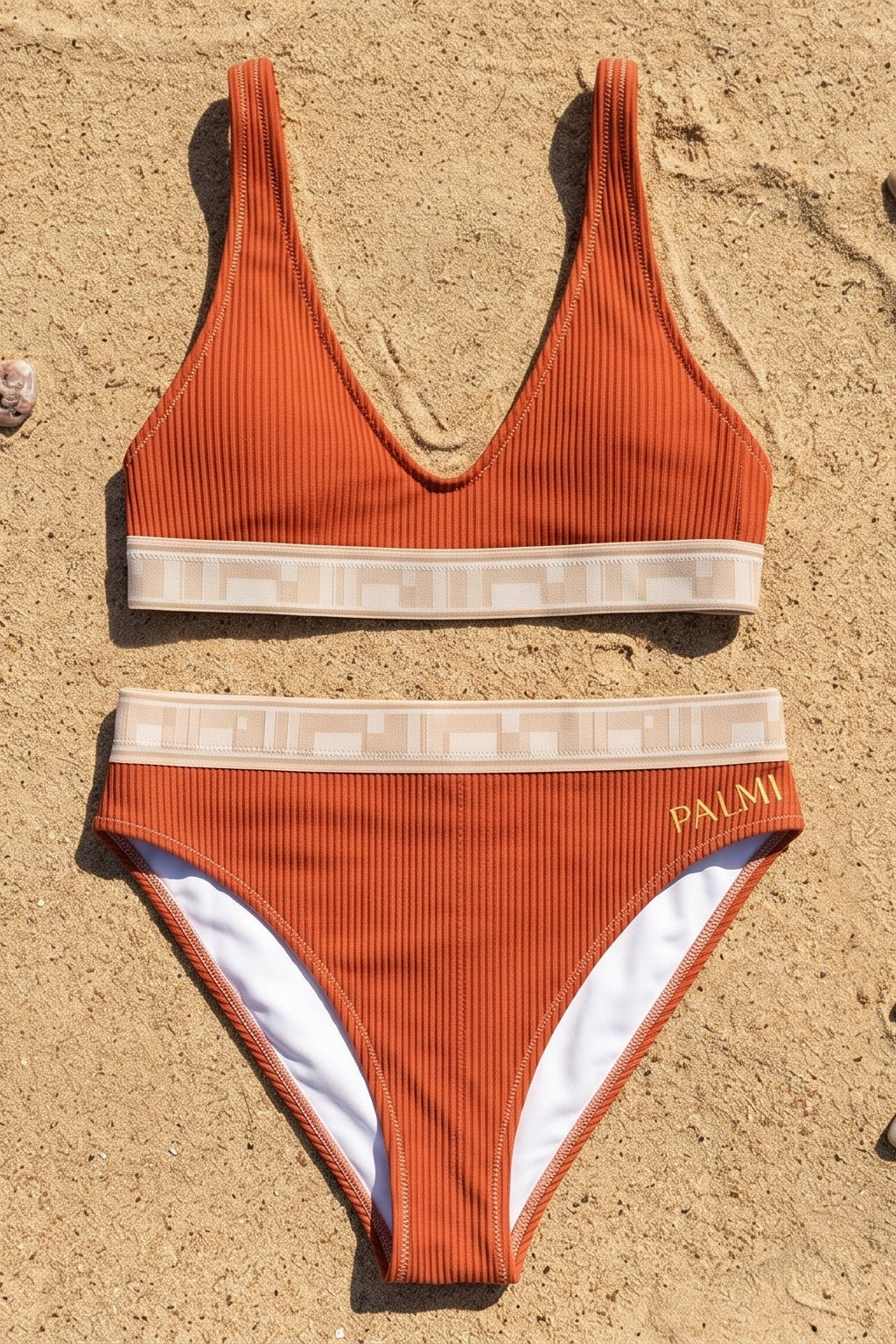 PALMI High Waist Bikini – Mediterranean Rust